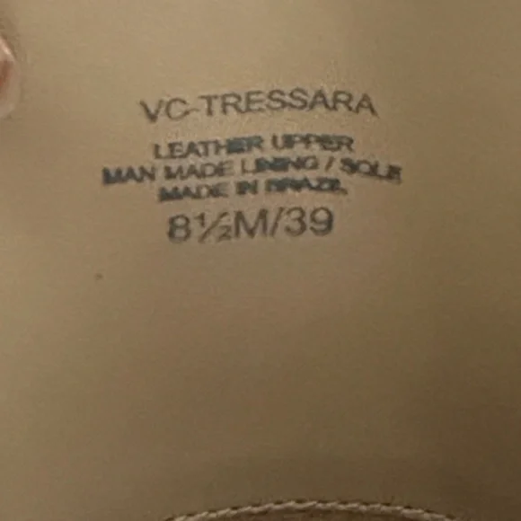 Vince Camuto Tressara Tan Heeled Boots Size 8.5 - Picture 13 of 14